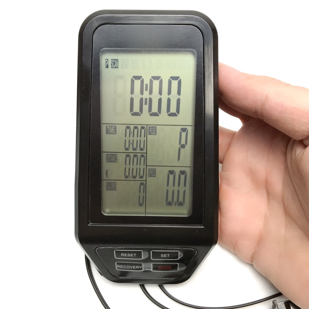 Sports Equipment Meaning - Schermo Display Computerizzato Nero per Cyclette: