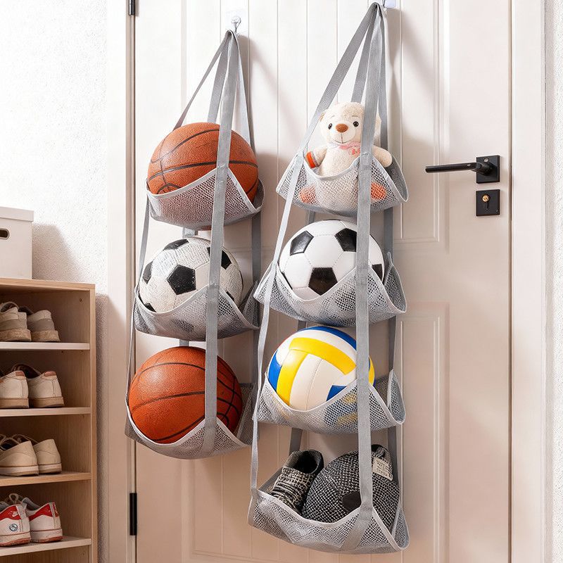 Sports Equipment Holder - Borsa portaoggetti da parete con tasche