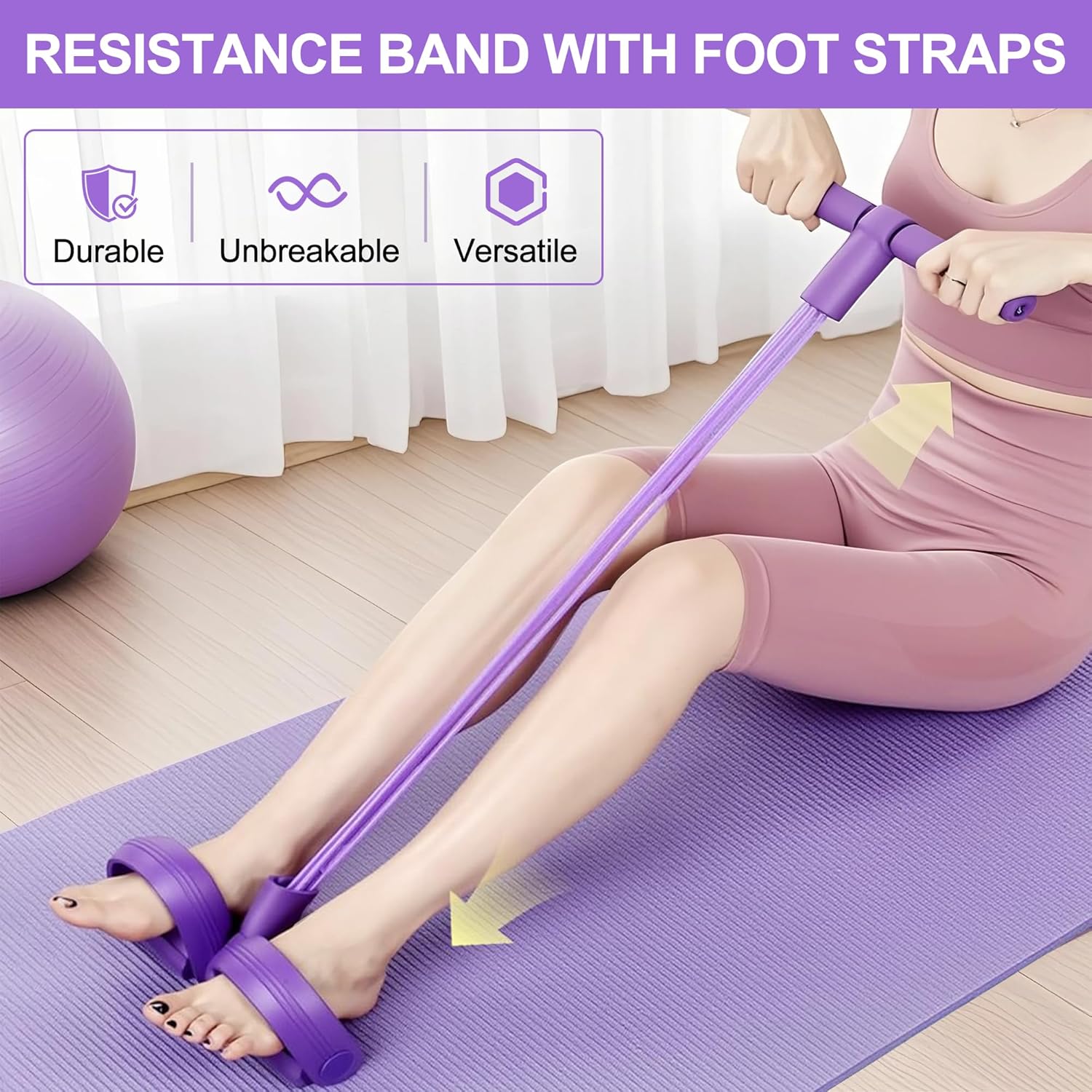 Sports Equipment Meaning - Fascia di Resistenza a 4 Tubi