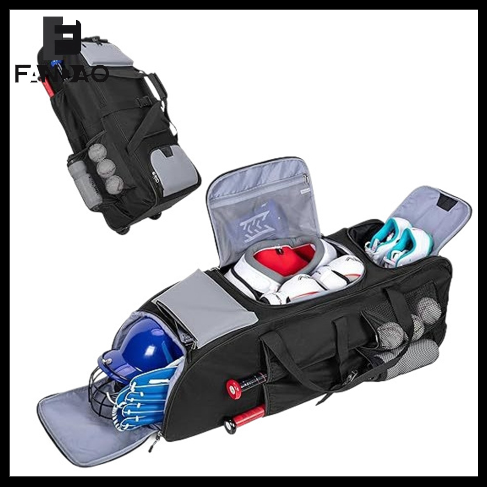 Sports Equipment Bag With Wheels - Borsa Tattica per Baseball di Grande