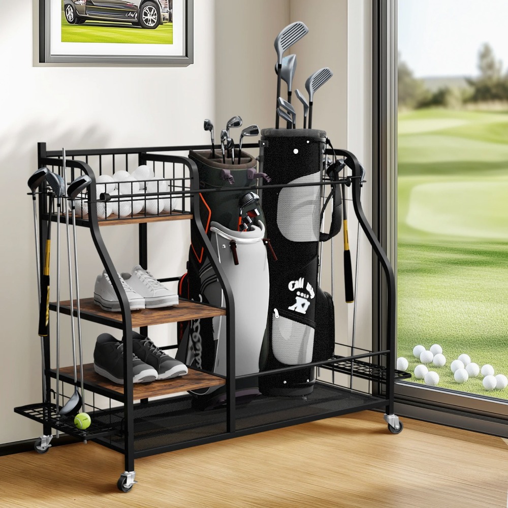 Sports Equipment Bag With Wheels - Carrello Porta Sacche da Golf con