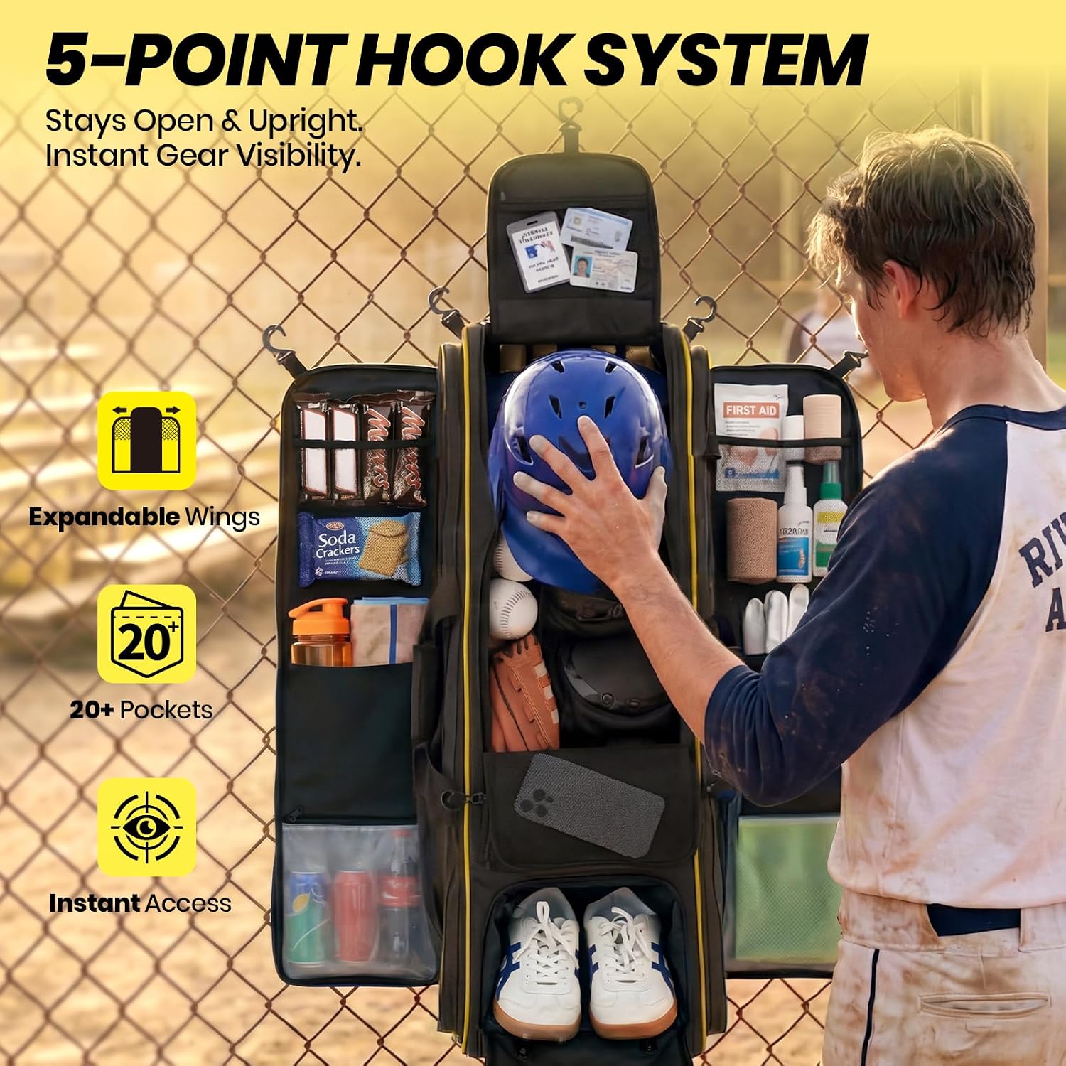 Borsa per attrezzatura da base - Sports Equipment Bag With Wheels recensione e prezzo