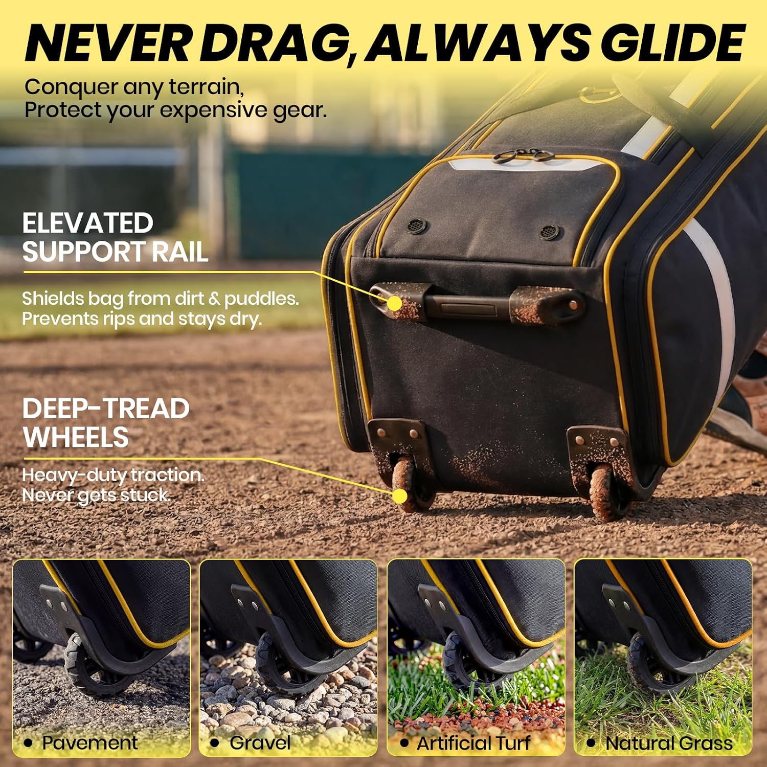 Borsa per attrezzatura da base - Sports Equipment Bag With Wheels recensione e prezzo