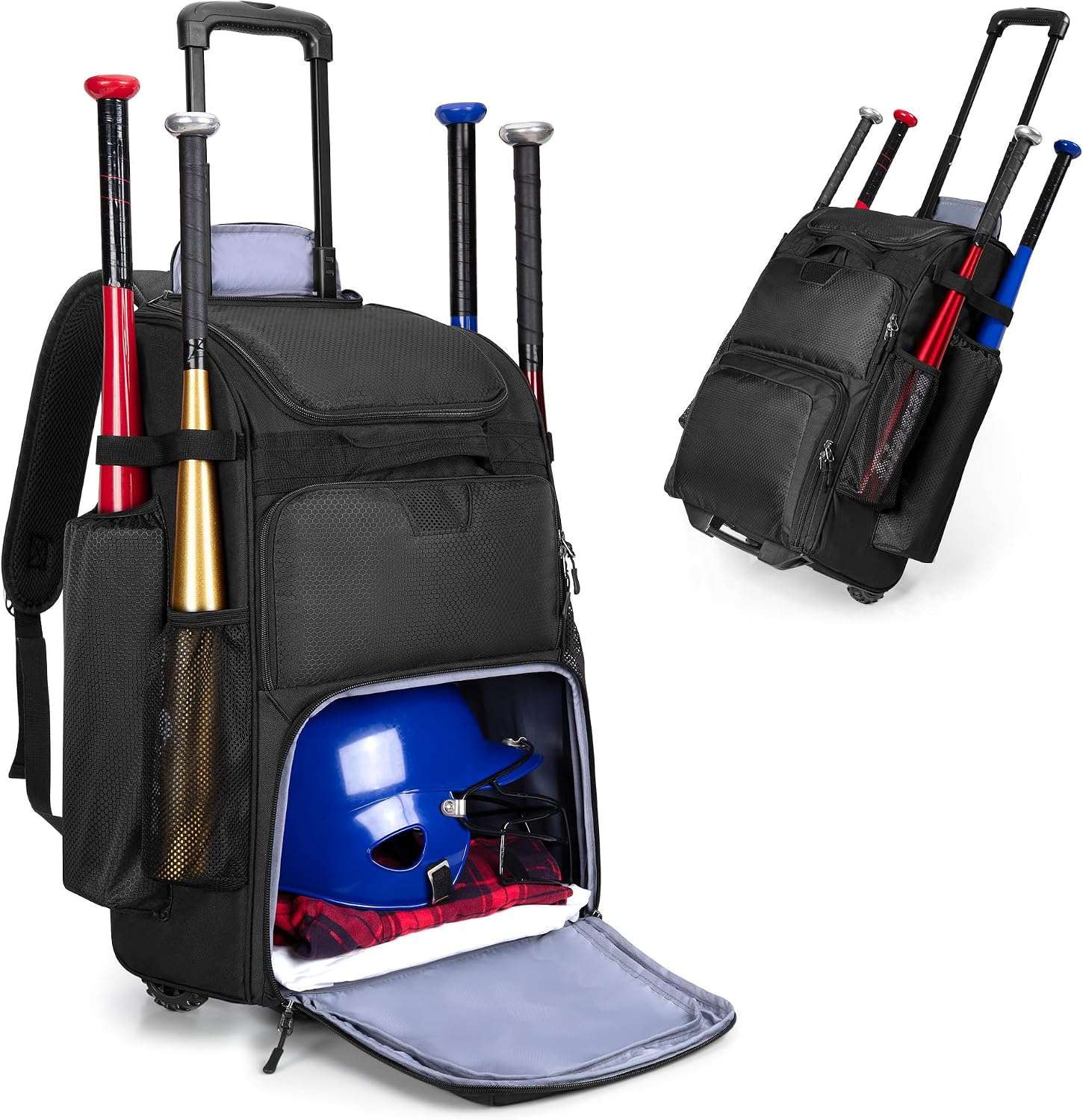 Zaino da Baseball con Ruote, B - Sports Equipment Bag With Wheels recensione e prezzo